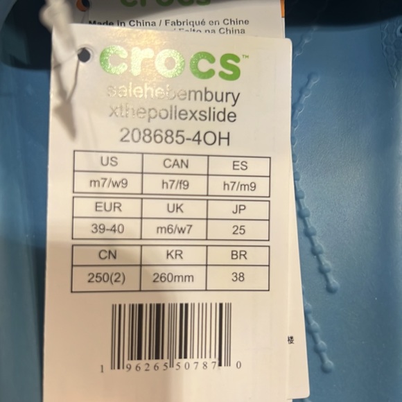 Salehe Bembury Crocs Pollex Slide Tashmoo - Picture 4 of 4
